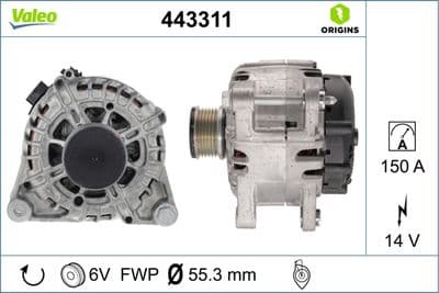 Alternateur VALEO ORIGINS NEW