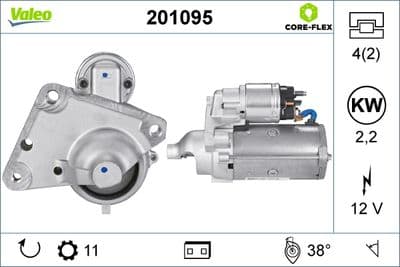 Démarreur VALEO CORE-FLEX