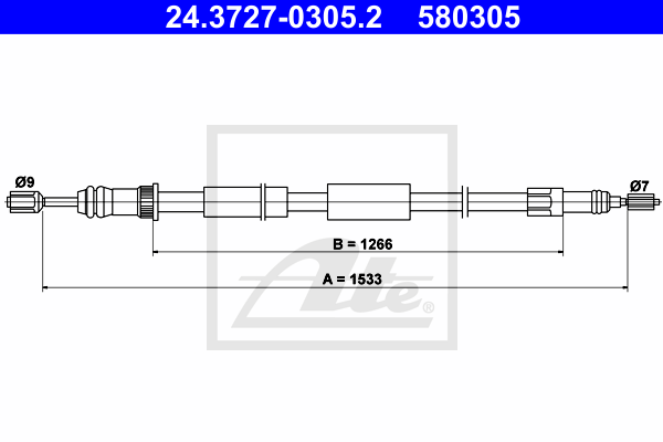 Cable de frein à main