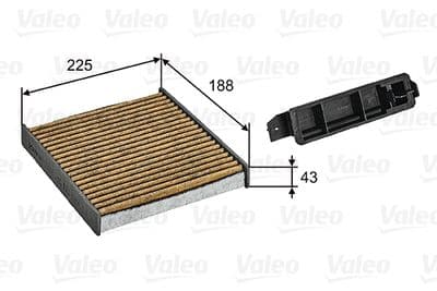 Filtre, air de l'habitacle VALEO PROTECT MAX