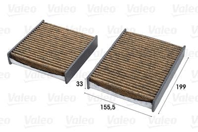 Filtre, air de l'habitacle VALEO PROTECT MAX
