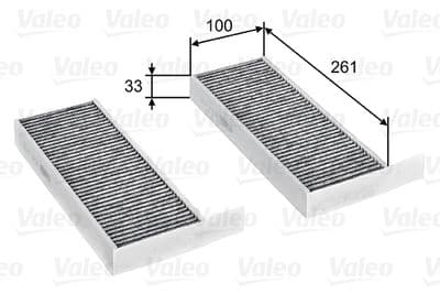 Filtre, air de l'habitacle VALEO PROTECT