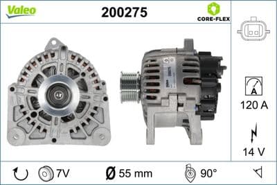 Alternateur VALEO CORE-FLEX