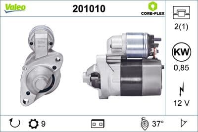 Démarreur VALEO CORE-FLEX