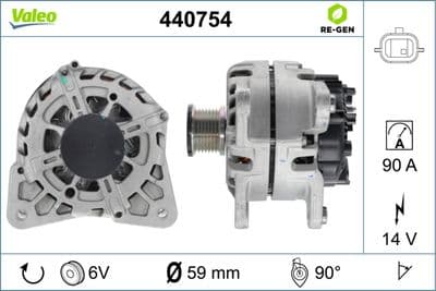 Alternateur VALEO RE-GEN REMANUFACTURED