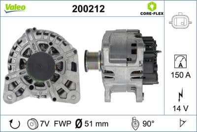 Alternateur VALEO CORE-FLEX