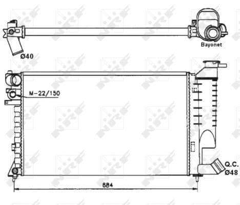 Radiateur de refroidissement