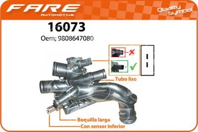 Thermostat, liqiuide de refroidissement