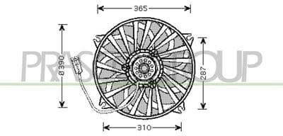 Ventilateur, refroidissement du moteur PrascoSelection