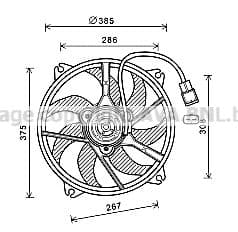 Ventilateur, refroidissement du moteur