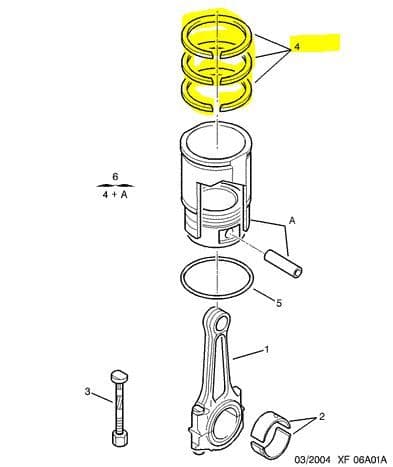 Piston Moteur Origine Peugeot