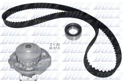 Pompe à eau + kit de courroie de distribution