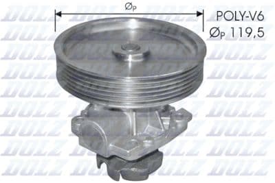 Pompe à eau, refroidissement du moteur