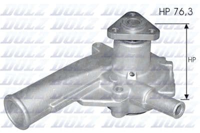 Pompe à eau, refroidissement du moteur