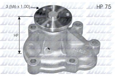 Pompe à eau, refroidissement du moteur