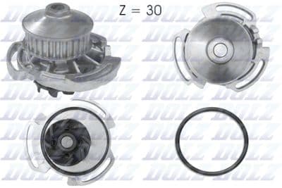 Pompe à eau, refroidissement du moteur