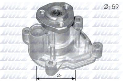 Pompe à eau, refroidissement du moteur