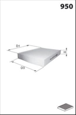 Filtre, air de l'habitacle