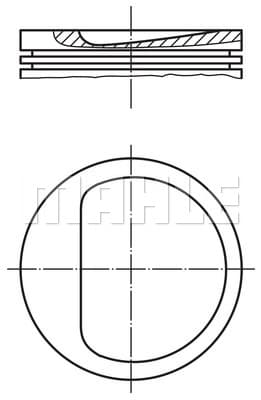 Piston moteur