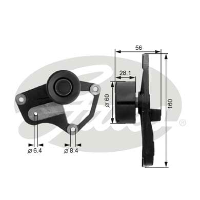 Galet enrouleur accessoires