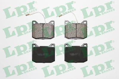 Kit de plaquettes de frein, frein à disque
