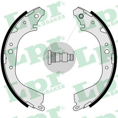 Jeu de mâchoires de frein