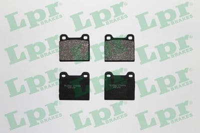 Kit de plaquettes de frein, frein à disque