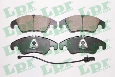 Kit de plaquettes de frein, frein à disque