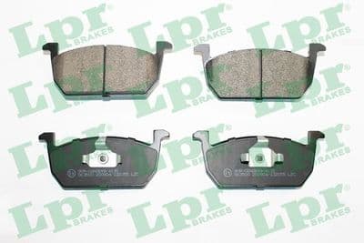 Kit de plaquettes de frein, frein à disque
