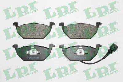 Kit de plaquettes de frein, frein à disque