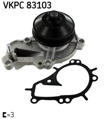 Pompe à eau, refroidissement du moteur
