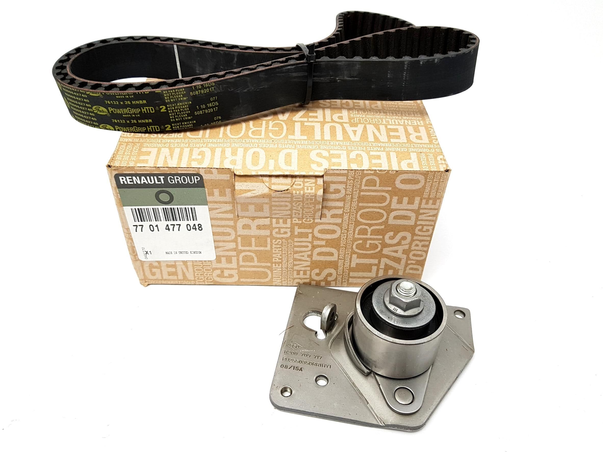 Kit de distribution Trafic Laguna II 1.9DCI 7701477048 d'origine Renault