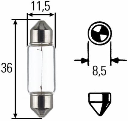 Ampoule Eclairage capot moteur