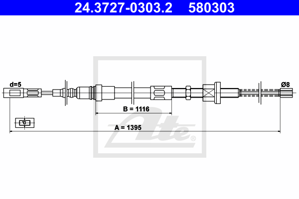 Cable de frein à main