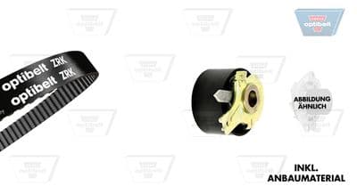 Pompe à eau + kit de courroie de distribution Optibelt-ZRK KIT