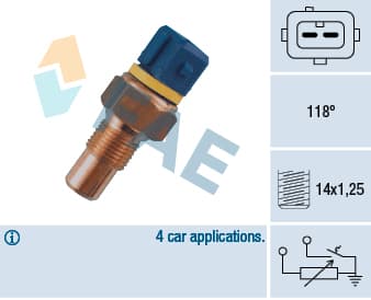 Sonde température d'eau