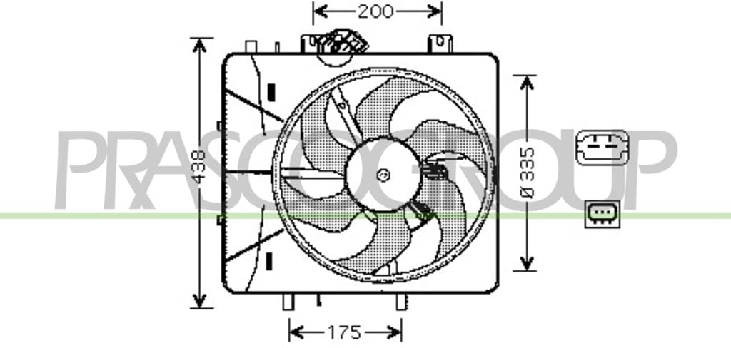 Ventilateur, refroidissement du moteur PrascoSelection