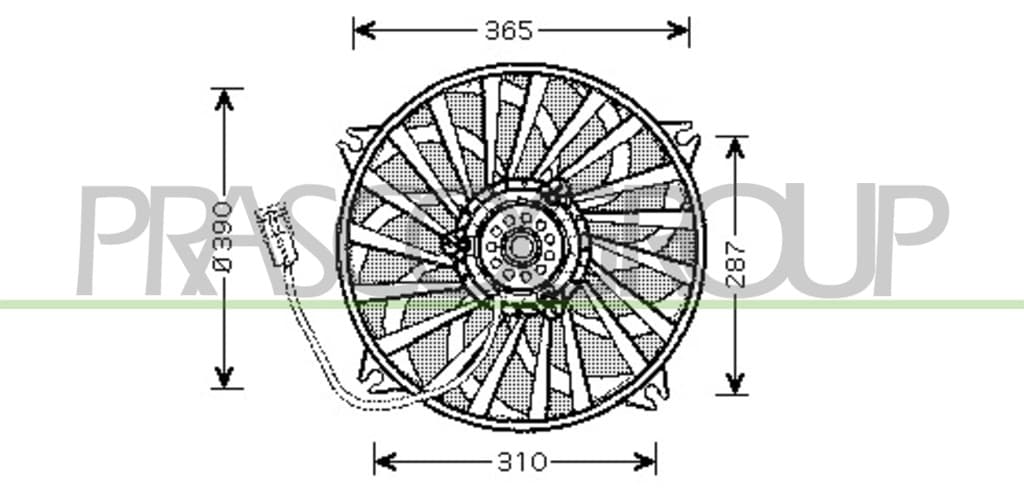 Ventilateur, refroidissement du moteur PrascoSelection