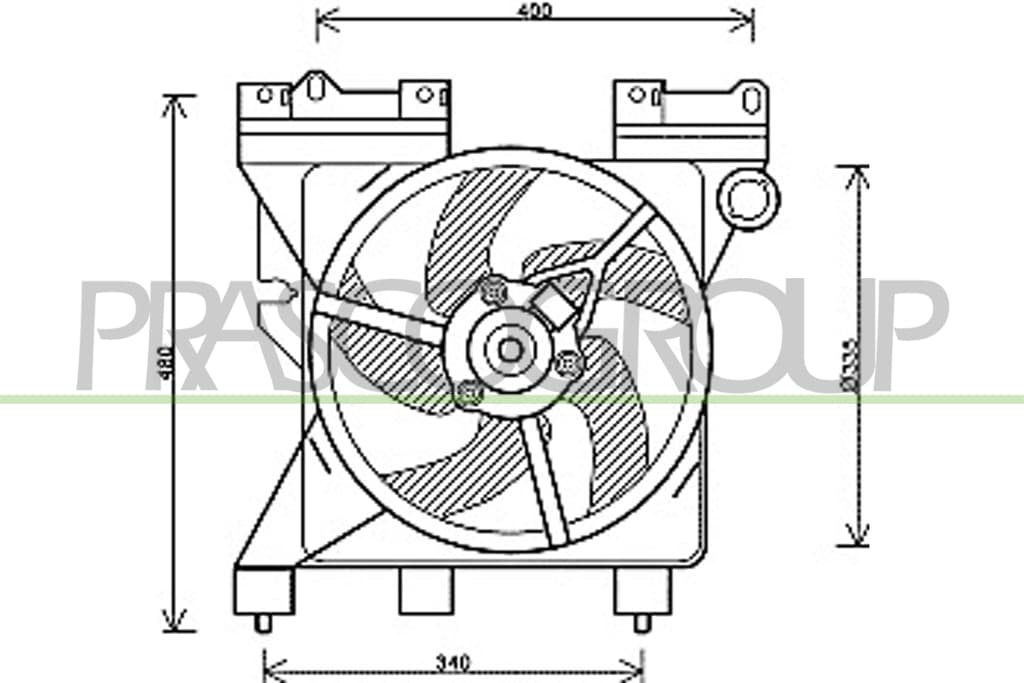 Ventilateur, refroidissement du moteur PrascoSelection