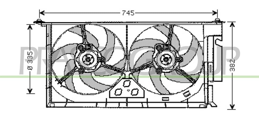 Ventilateur, refroidissement du moteur PrascoSelection