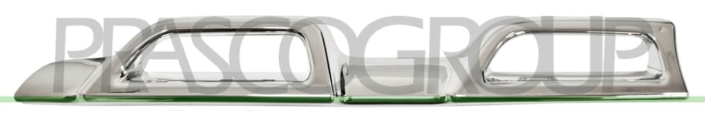 Baguette et bande protectrice, grille de radiateur