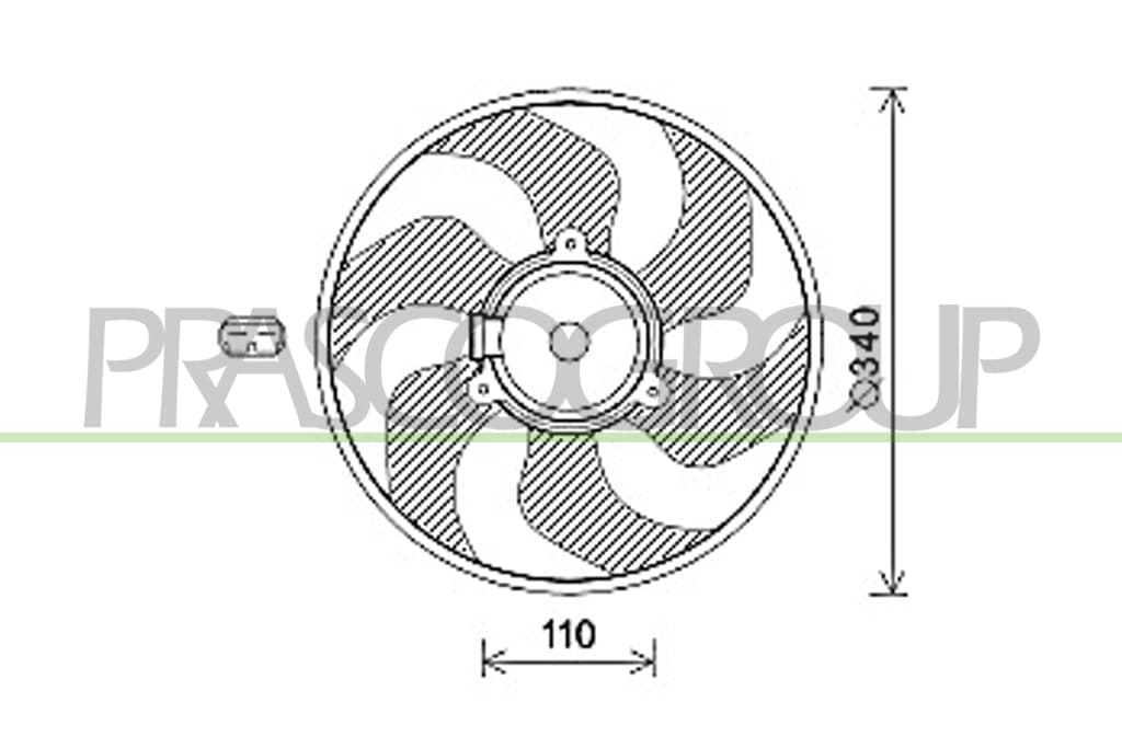 Ventilateur, refroidissement du moteur PrascoSelection