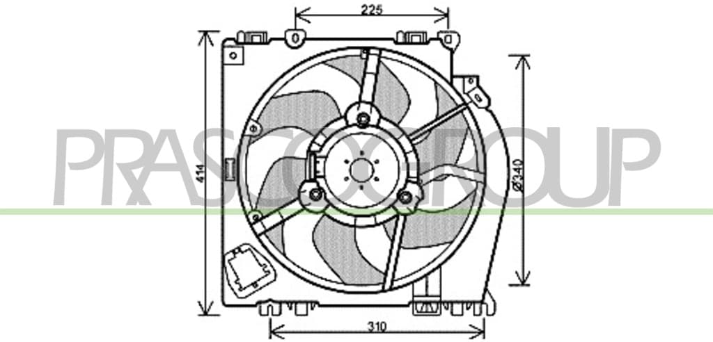 Ventilateur, refroidissement du moteur PrascoSelection