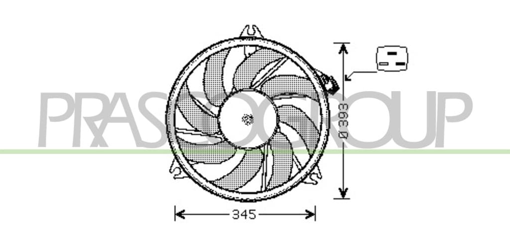 Ventilateur, refroidissement du moteur PrascoSelection