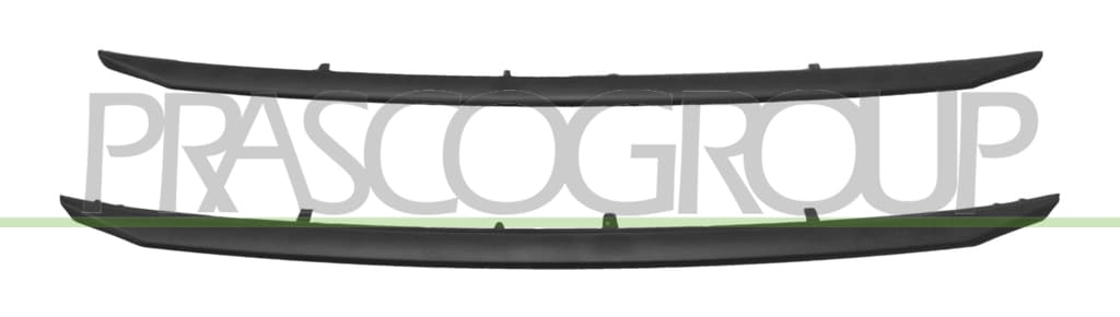 Baguette et bande protectrice, grille de radiateur