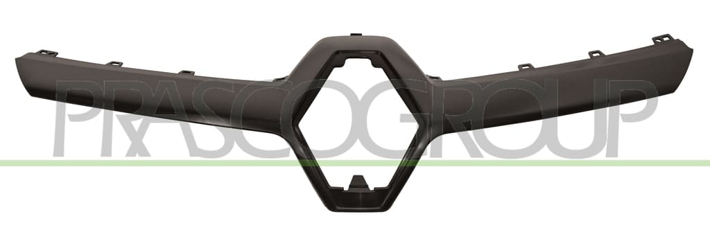 Baguette et bande protectrice, grille de radiateur