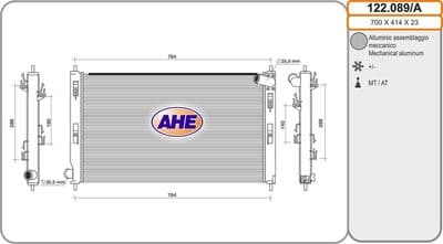 Radiateur, refroidissement du moteur