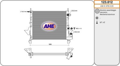 Radiateur, refroidissement du moteur