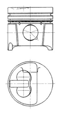 Piston moteur