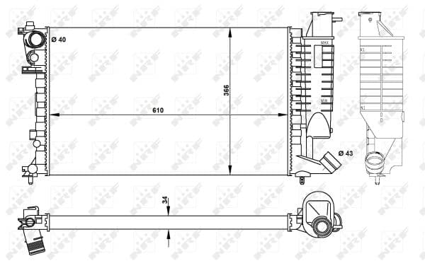 Radiateur de refroidissement